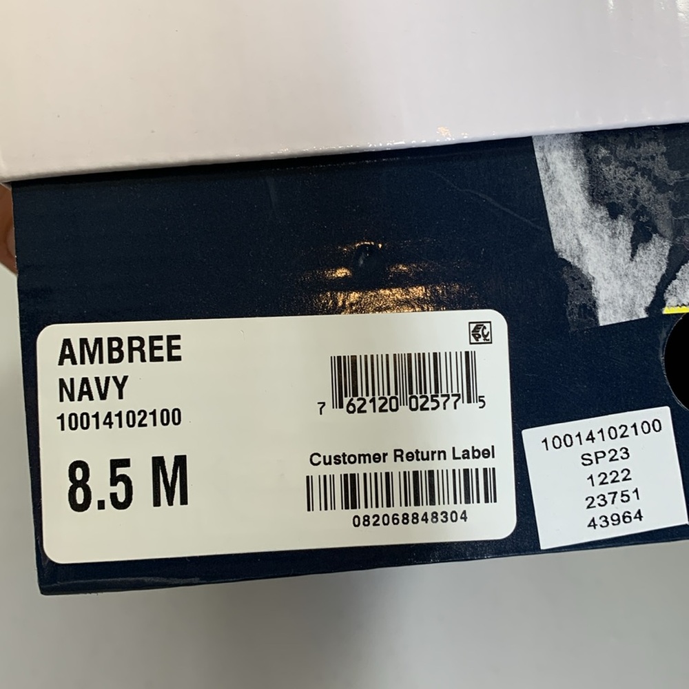 Karen Scott Womens Ambree Navy Toe Cap Slip On Shoes -size8.5 - Picture 13 of 13
